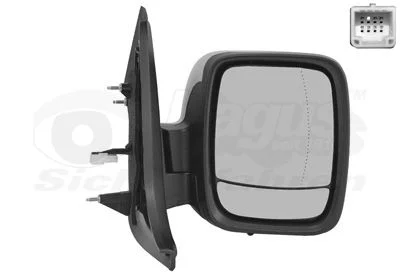 Išorinis veidrodėlis VAN WEZEL 3891818