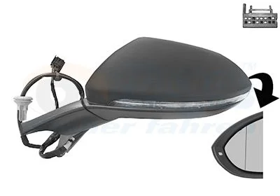 Išorinis veidrodėlis VAN WEZEL 5766805