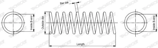 Suspension Spring MONROE SP1772