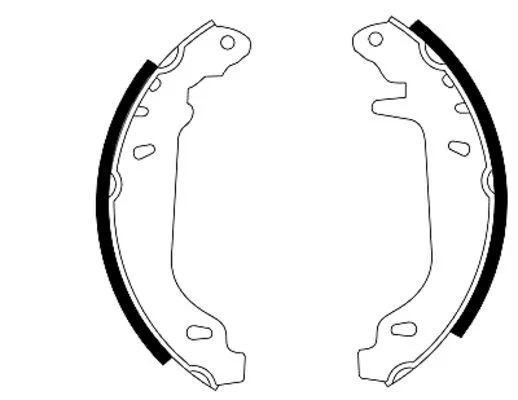 Brake Shoe Set TEXTAR 91037400