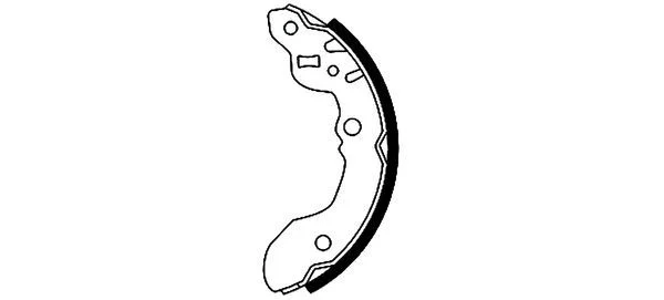 Brake Shoe Set TEXTAR 91046200