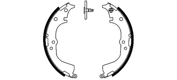 Brake Shoe Set TEXTAR 91050900