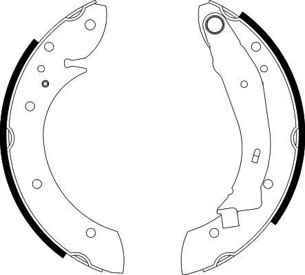 Brake Shoe Set TEXTAR 91052900