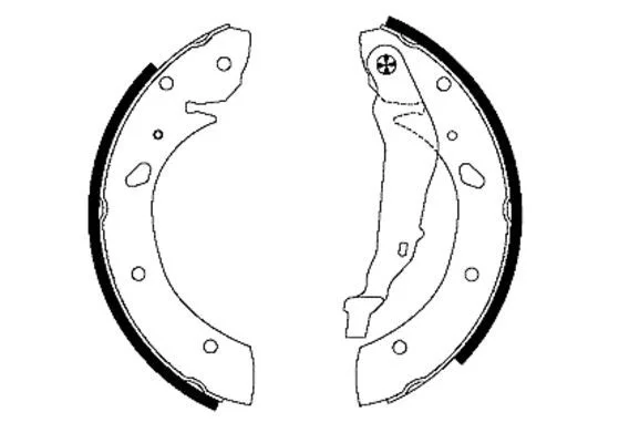 Brake Shoe Set TEXTAR 91053400
