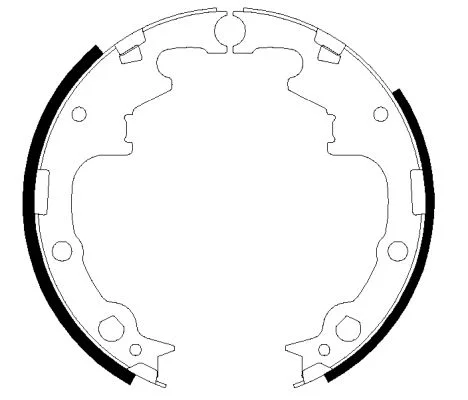 Brake Shoe Set TEXTAR 91056500