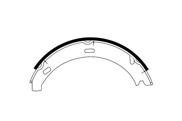 Brake Shoe Set, parking brake TEXTAR 91057200