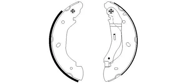Brake Shoe Set TEXTAR 91059100