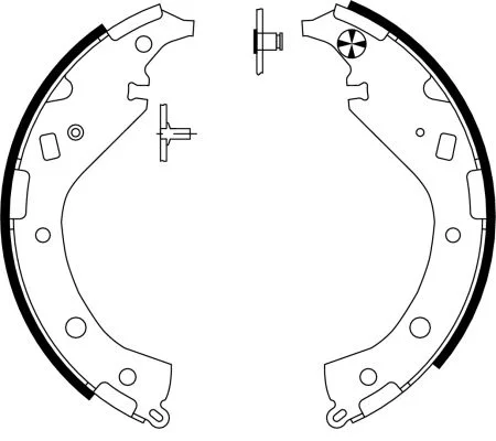 Brake Shoe Set TEXTAR 91063100