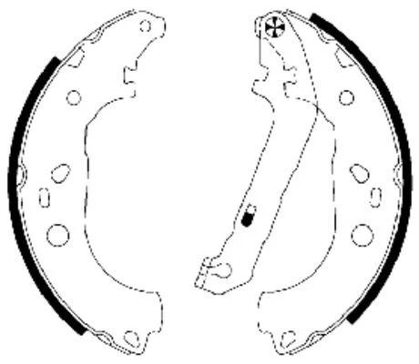 Brake Shoe Set TEXTAR 91064900