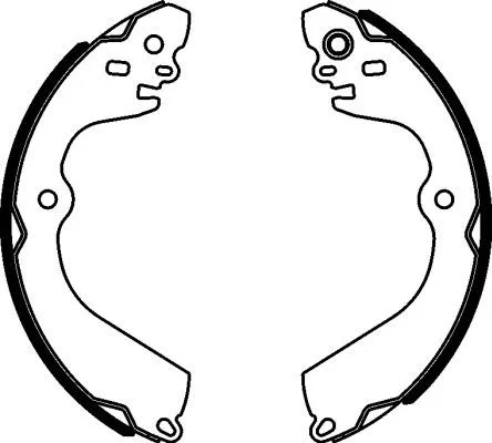 Brake Shoe Set TEXTAR 91078400