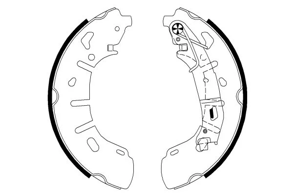 Brake Shoe Set TEXTAR 91079300