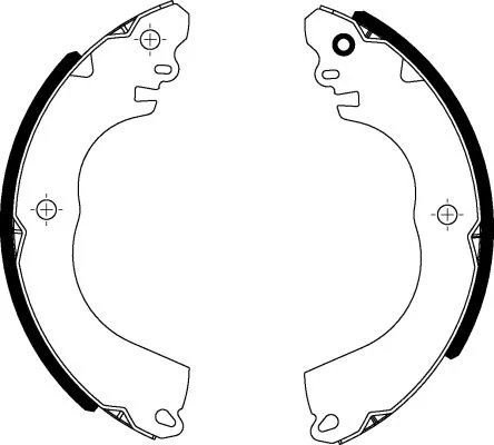 Brake Shoe Set TEXTAR 91082000
