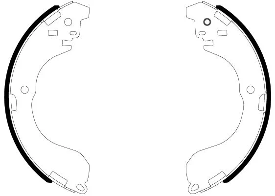 Brake Shoe Set TEXTAR 91085800