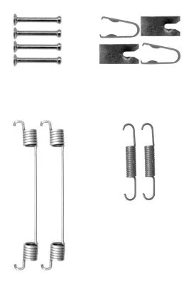 Accessory Kit, brake shoes TEXTAR 97048500