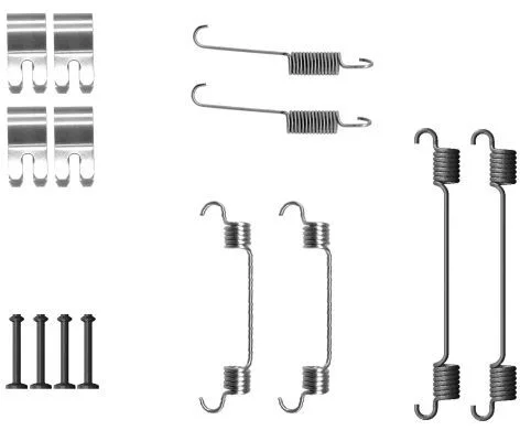 Accessory Kit, brake shoes TEXTAR 97049000