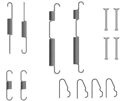 Accessory Kit, brake shoes TEXTAR 97049500
