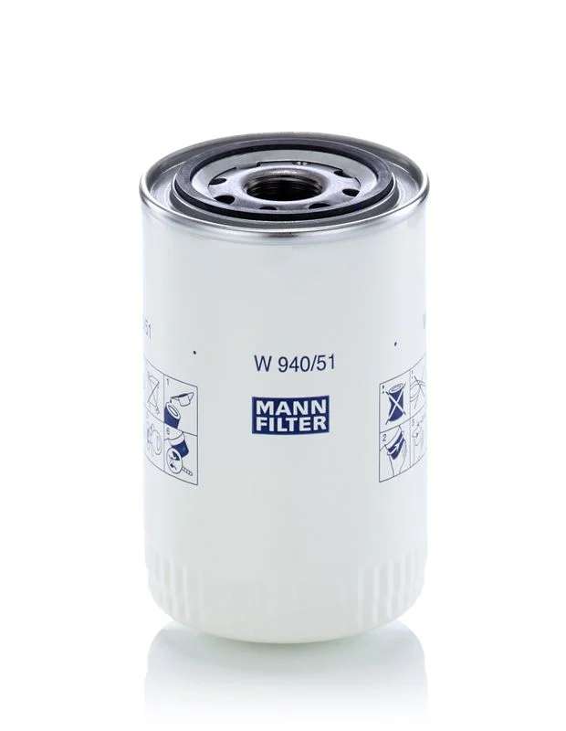 Filtras, hidraulinė sistema MANN-FILTER W940/51
