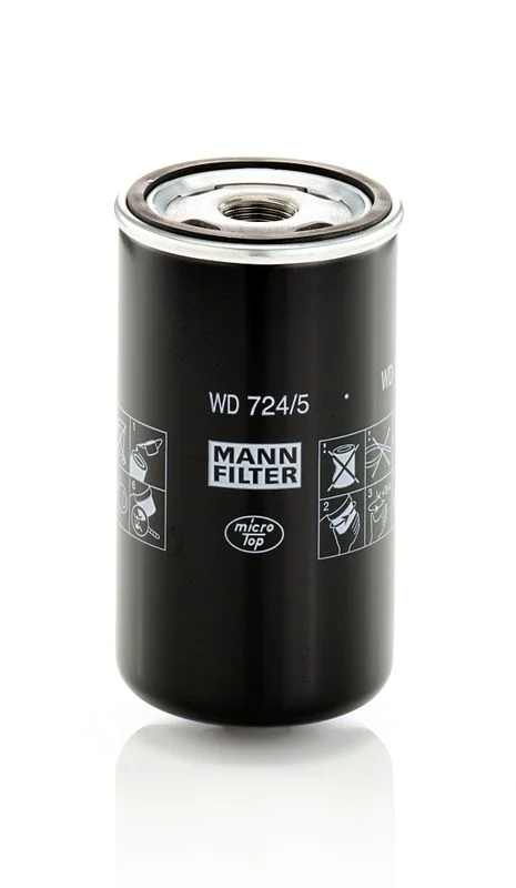 Filter, operating hydraulics MANN-FILTER WD 724/5