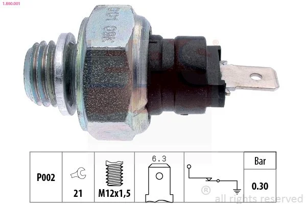Oil Pressure Switch EPS 1.800.001