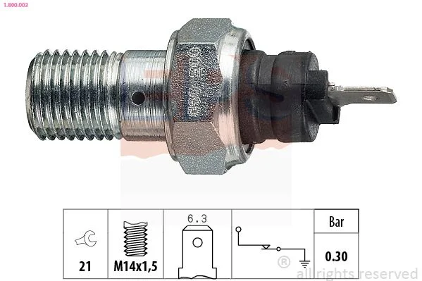 Oil Pressure Switch EPS 1.800.003