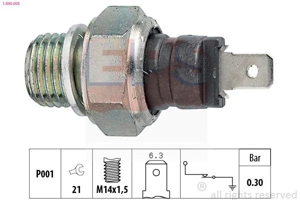 Oil Pressure Switch EPS 1.800.005