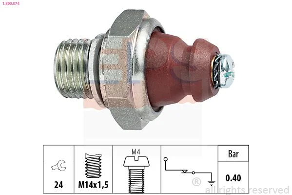 Spínač tlaku oleja EPS 1.800.074