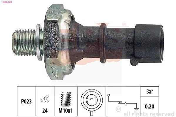 Oil Pressure Switch EPS 1.800.170