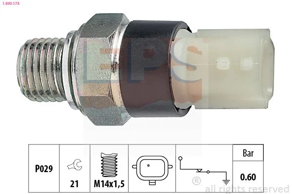 Oil Pressure Switch EPS 1.800.178