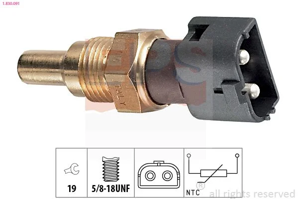 Sensor, coolant temperature EPS 1.830.091