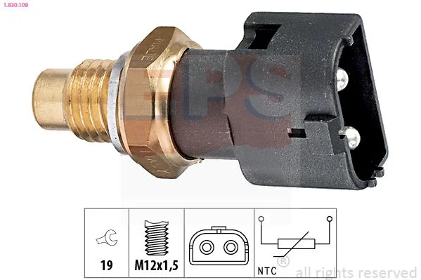 Sensor, coolant temperature EPS 1.830.109