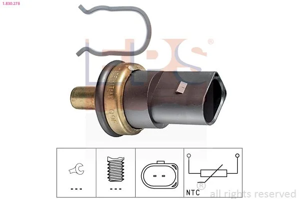 Sensor, coolant temperature EPS 1.830.278