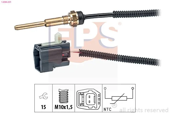 Sensor, coolant temperature EPS 1.830.331