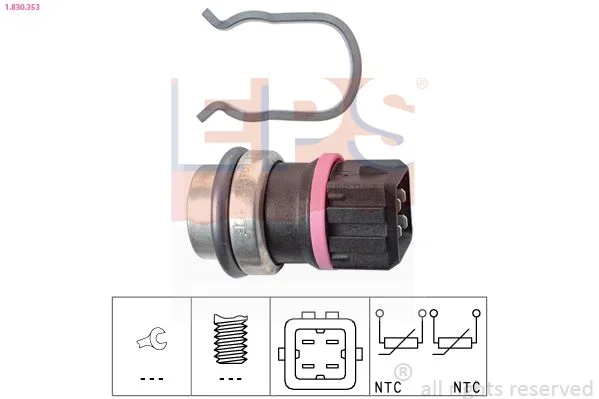 Sensor, coolant temperature EPS 1.830.353