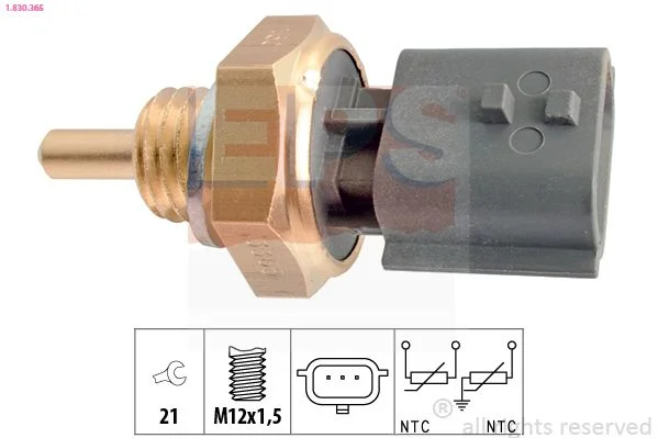 Sensor, coolant temperature EPS 1.830.365