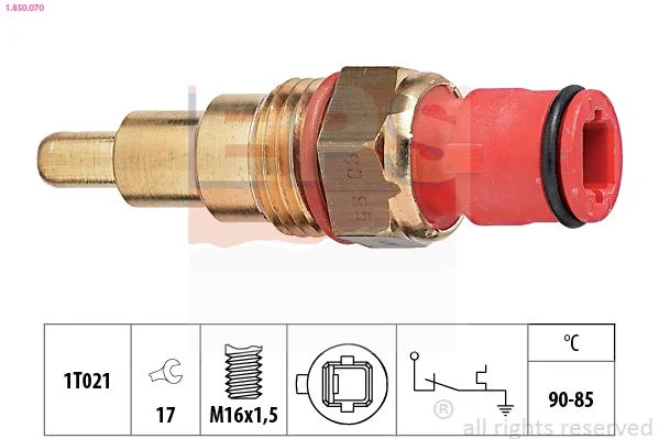 Temperature Switch, radiator fan EPS 1.850.070