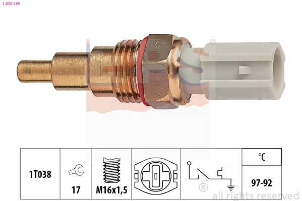 Temperature Switch, radiator fan EPS 1.850.189