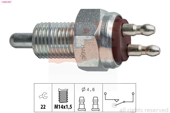 Switch, reverse light EPS 1.860.007