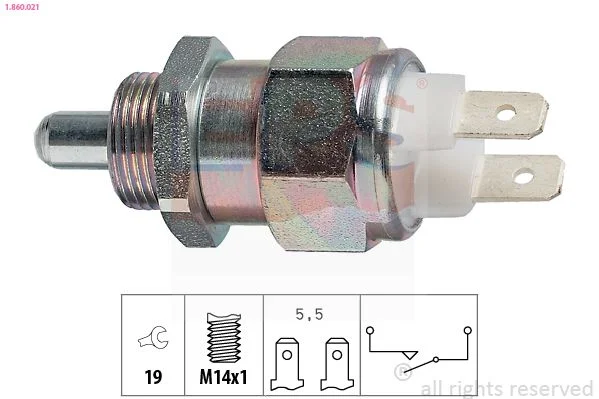Switch, reverse light EPS 1.860.021