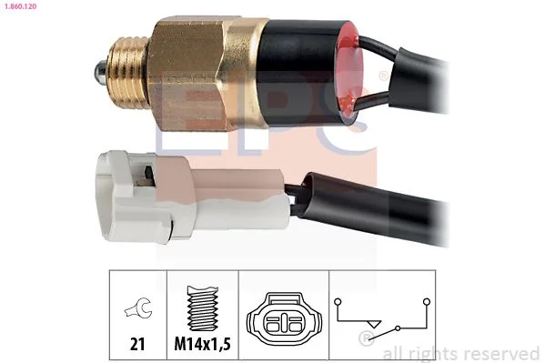 Switch, reverse light EPS 1.860.120