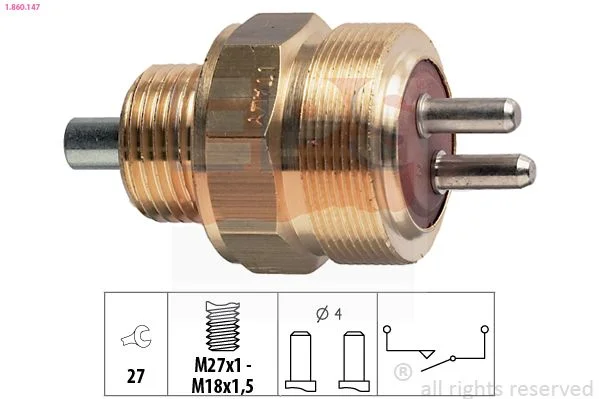 Spínač, cúvacie svetlo EPS 1.860.147