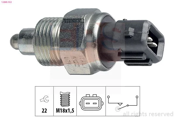 Switch, reverse light EPS 1.860.152