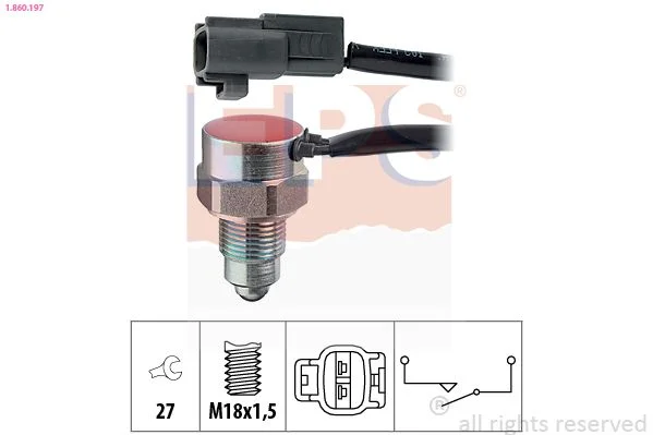 Switch, reverse light EPS 1.860.197