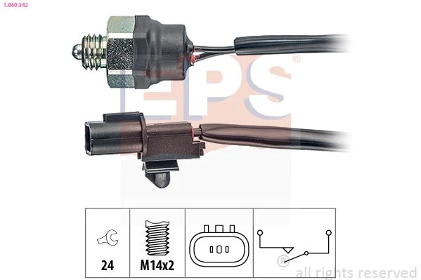 Switch, reverse light EPS 1.860.342