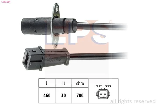 Snímač impulzov kľukového hriadeľa EPS 1.953.001