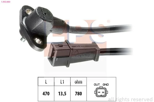 Snímač impulzov kľukového hriadeľa EPS 1.953.003