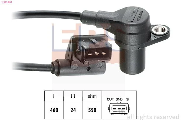 Sensor, crankshaft pulse EPS 1.953.057