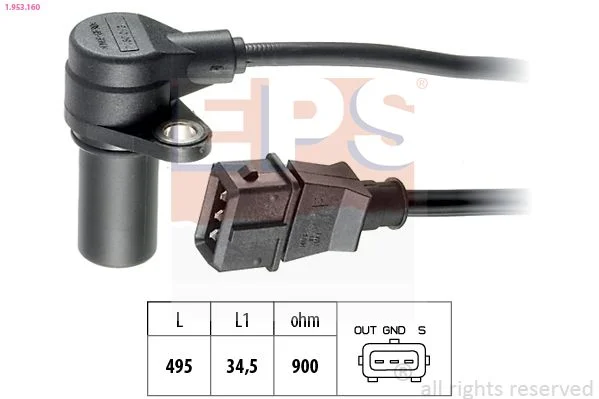 Sensor, crankshaft pulse EPS 1.953.160