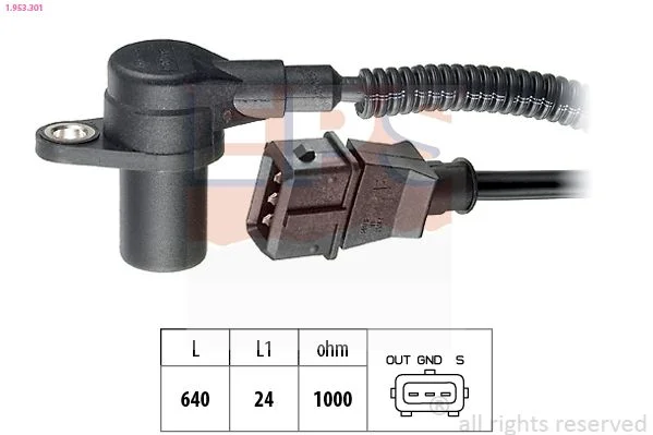 Sensor, crankshaft pulse EPS 1.953.301