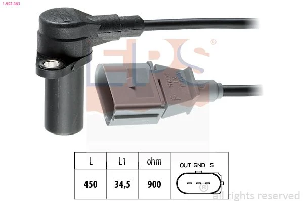 Sensor, crankshaft pulse EPS 1.953.383