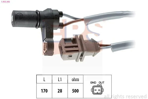 Senzor otáčok, automatická prevodovka EPS 1.953.392